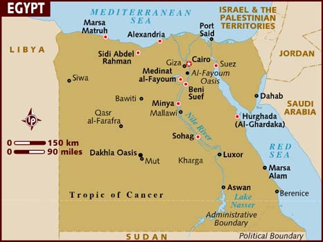 Egypt-data-recovery-map