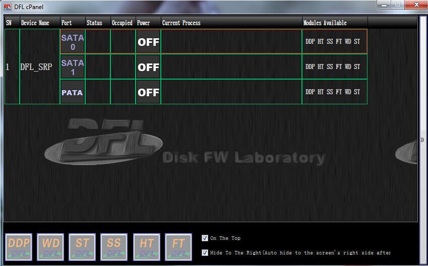 DFL-control-panel