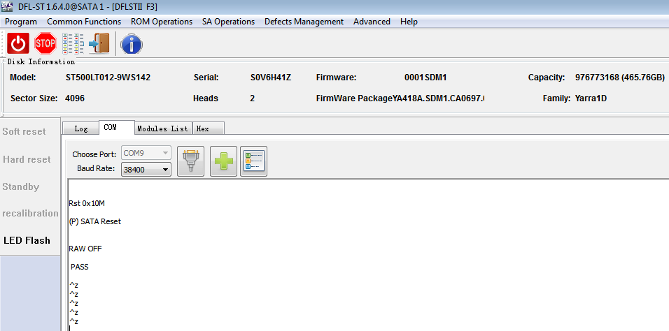 ST500LT012-9ws142-cannot-enter-t-prompt