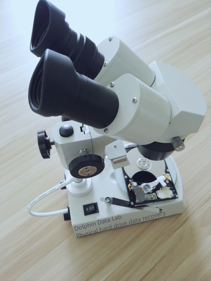 HDD Repair Microscope 40X Dolphin Data Lab