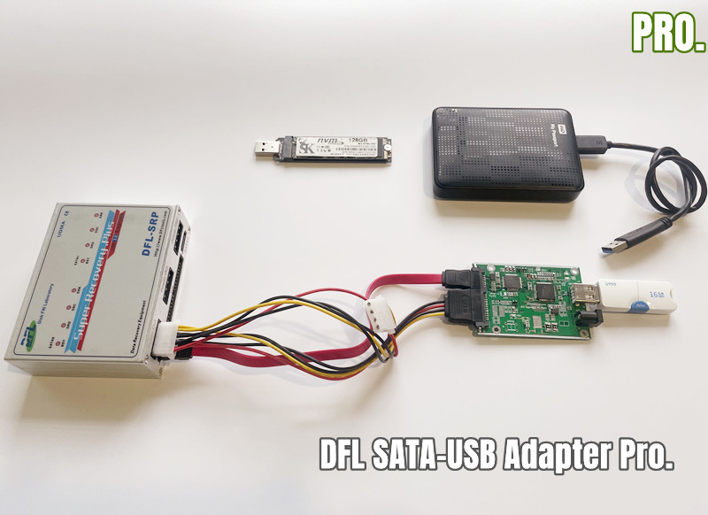 Universal SATA-USB Adapter Pro.